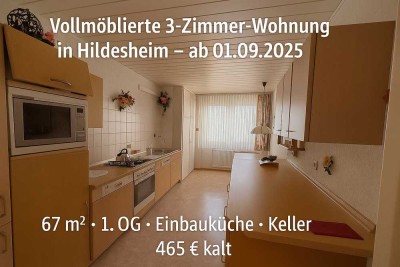 Schöne und gepflegte 3-Raum-Wohnung mit gehobener Innenausstattung in Hildesheim