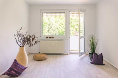 3-Raum-Wohnung mit Balkon in begrünter Lage