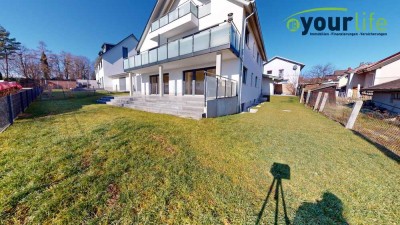 Moderne Neubauwohnung mit Bergblick –  Barrierefrei und großzügigem Garten