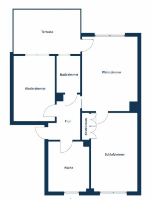 Ansprechende möblierte 3-Zimmer-EG-Wohnung  mit Terrasse und Einbauküche in Stolberg (Rhineland)