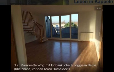 Nachmieter gesucht in Neuss Uedesheim am Rhein 3 Zimmer