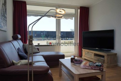 Strandnahe möbilierte Etagenwohnung Wohnung mit Balkon in Cuxhaven/ Döse