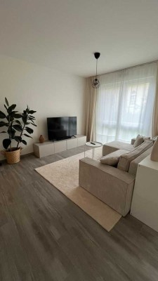 Moderne 2-Zimmer-Neubauwohnung im Pionierpark – Smart Home, Fußbodenheizung, Klimaanlage & Südgarten