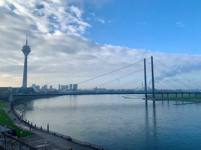 Panorama Rheinblick am Mannesmannufer