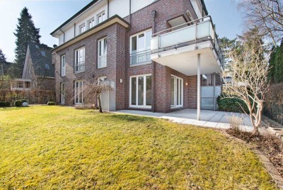 Lichtdurchflutet und ebenerdig - Neuwertige Erdgeschosswohnung in Wellingsbüttel