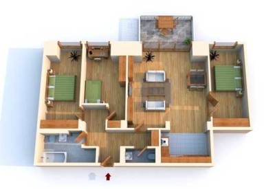 Freundliche lichtdurchflutete 4 Zimmer Wohnung mit Fahrstuhl und Stellplatz