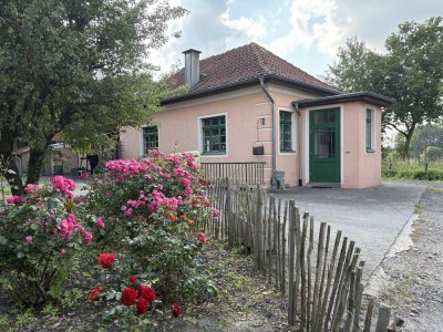 Lebensqualität für Singles oder Paare: Romantisches Bahnhäuschen im Außenbereich von Billerbeck