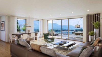 Leben am Faaker See - Exklusive Neubauwohnung mit beeindruckendem See- und Bergblick (Top 6)