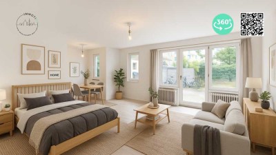 Renditestark - Modernisiert - Hell: 1,5 ETW mit Terrasse und TG-Stellplatz, Karlsruhe Musikerviertel