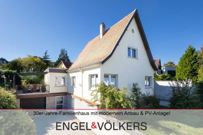 Saniertes 30er-Jahre-Familienhaus mit modernem Anbau & PV-Anlage!