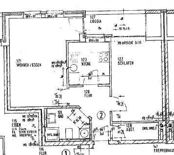 2-Zimmerwohnung mit Loggia