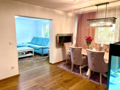 Exclusive voll-möblierte 4-Zimmer-Wohnung mit großen Garten in ruhiger Lage – Stadt & Natur perfekt