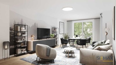 Wohnung Nr. 2: Lichtdurchflutete Gartenwohnung über zwei Ebenen – direkt am Schloss Blutenburg