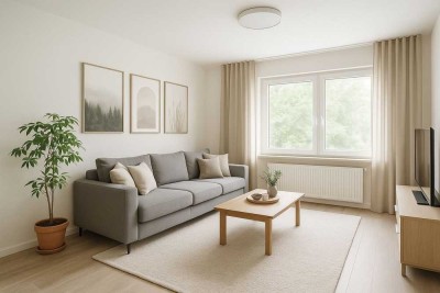 Ihre neue Eigentumswohnung: 3-Zimmer-Erdgeschosswohnung mit Balkon in ruhiger Wohnlage