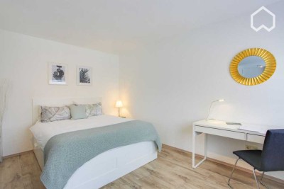 Möbliert: Helles, modisches Apartment im Stadtzentrum von Leverkusen (nahe Hauptbahnhof)