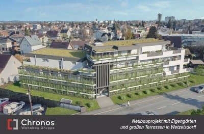 VERKAUFSSTART! Gartentraum! 3-Zimmer-Neubauwohnung mit ca. 200m² Garten! Neubauprojekt in Wetzelsdorf!