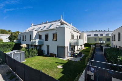 Sonnige 3-Zimmer-Eigentumswohnung mit Südterrasse &amp; Garage – ruhig, grün &amp; citynah an der renaturierten Liesing