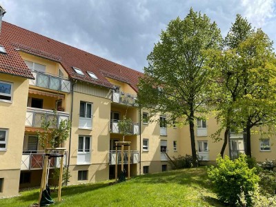 FRISCH RENOVIERT MIT GUTER AUFTEILUNG, 1.OG, GR. BALKON,  HELL, INKLUSIVE EINZELGARAGE!