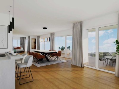 Penthouse-Maisonette im grünen Dambachtal – Erstbezug mit Aufzug