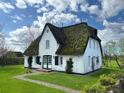 Zauberhafte Ferienwohnung unter Reet im Deichhof