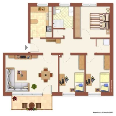 Gehobene 4-Zimmer-Wohnung mit EBK in Norderstedt