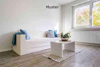 Ruhige 3-Zi.-Wohnung im Erdgeschoss mit Balkon!