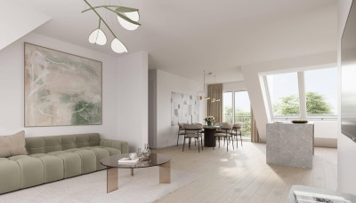 „Wohnoase Siebenbrunnengasse 44 – STILVOLL WOHNEN MIT WEITBLICK – Nachhaltig. Besonders.“