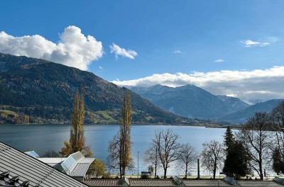 Ihr Logenplatz über dem Zeller See – 4 Zimmer mit Balkon und Traum-Panorama