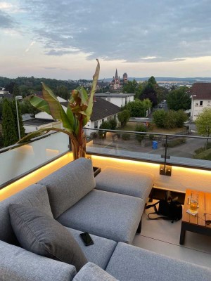 Penthouse-Wohnung am Rosenhang mit Domblick & Wellnessbereich - auf Wunsch möbliert