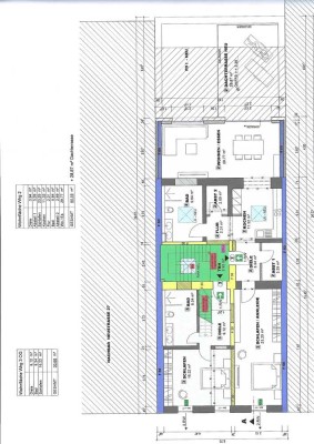 100 qm Lichtdurchflutete 2 Zimmer-Wohnung 1, OG Mit großer Dachterrasse