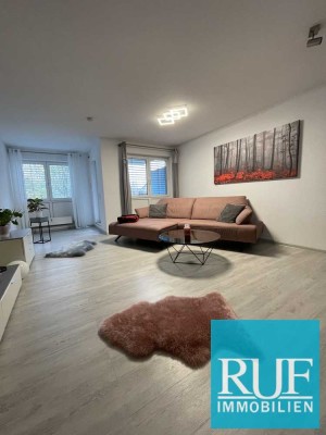 Möblierte 1- Zimmer Terrassenwohnung perfekt für Singles oder Pendler.
