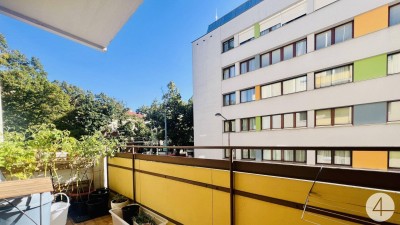 U4 in 4 Gehminuten - sonnigen Balkon - Seitenstraße Ruhelage - Außenliegender Sonnenschutz - beste Infrastruktur