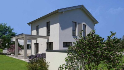 Innen und Außen verschmelzen zu einen perfekten Haus ! Mit Grundstück berechnet !