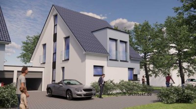 Freistehendes Einfamilienhaus inkl. Grundstück, KfW 40, zum Festpreis! PV-Anlage, Wärmepumpe
