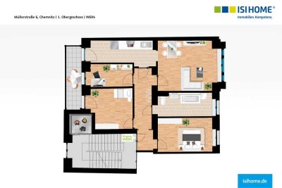 Zentrumsnahe 3,5 Raumwohnung zum Erstbezug - WE04
