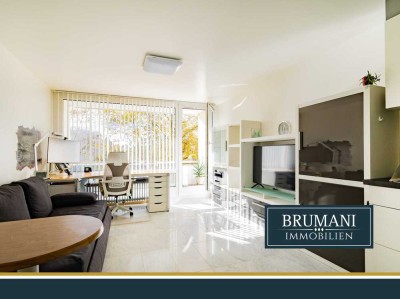 BRUMANI | Möbliertes 1-Zimmer-Apartment mit Balkon & TG-Stellplatz in Freiburg-Betzenhausen