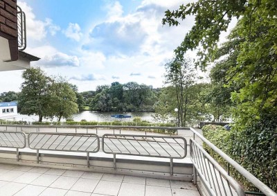 Vis-à-vis der Ruhr! Attraktive 3-Raum-ETW mit 2 Terrassen und kleinem Gartenanteil