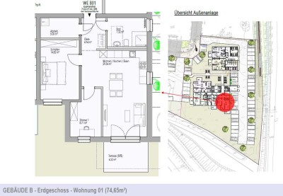 180m² Garten - 3 Zimmer - Terrassenwohnung mit Tageslichtbadezimmer!