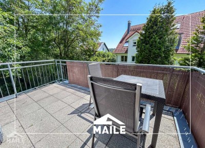 Helle 3-Zimmer-Wohnung mit Balkon und Tiefgaragenstellplatz in ruhiger Lage von Stuttgart-Lederberg