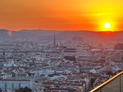 Ein Meisterwerk der Innenarchitektur und Technik - Turn-Key Penthouse mit Blick über ganz Wien!