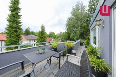 Sanierte Dachgeschosswohnung für den anspruchsvollen Single mit großer Dachterrasse am Ortsrand!
