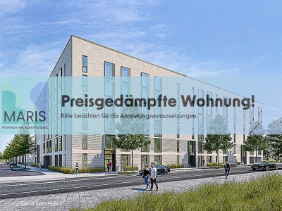 Mietpreisgedämpfte Wohnung! Erstbezug: 3-Zimmer-Wohnung mit Balkon