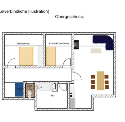 Attraktive 3Zimmer Wohnung 
Nur für 1/2Personen WG oder Junges Paar Ideal