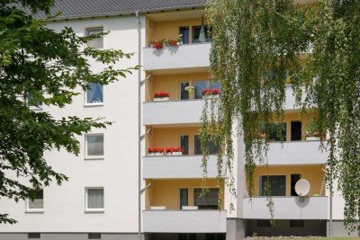 Wohnen im Grünen: Erdgeschosswohnung mit sonniger Loggia