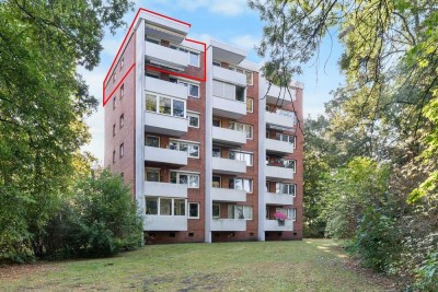 Bremen-Huchting: Helle 3-Zimmer-Wohnung mit Balkon in ruhiger Lage