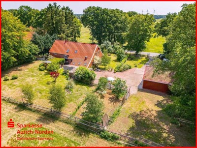 Großzügiges Landhaus auf großem Grundstück in Großefehn -
Ideal für Pferdeliebhaber