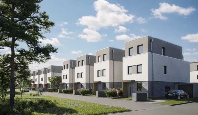 Modernes Reihenhaus mit Garage und Dachterrasse