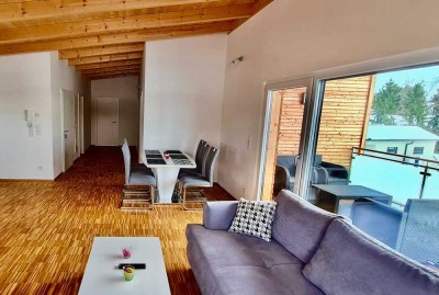 Moderne 3-Zimmer-Obergeschosswohnung mit Balkon und Gartenanteil in Vilshofen zu vermieten