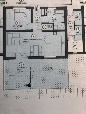 Zweitbezug: schöne 2-Zimmer-Erdgeschosswohnung mit Terrasse in Bad Wurzach