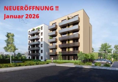 Erstbezug! Eröffnung 2026 1-Raum Wohnung Olvenstedt - barrierefrei